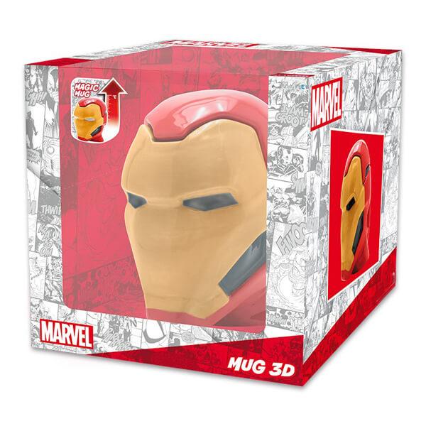 Eredeti MARVEL termék Iron Man 3D bögre dobozban